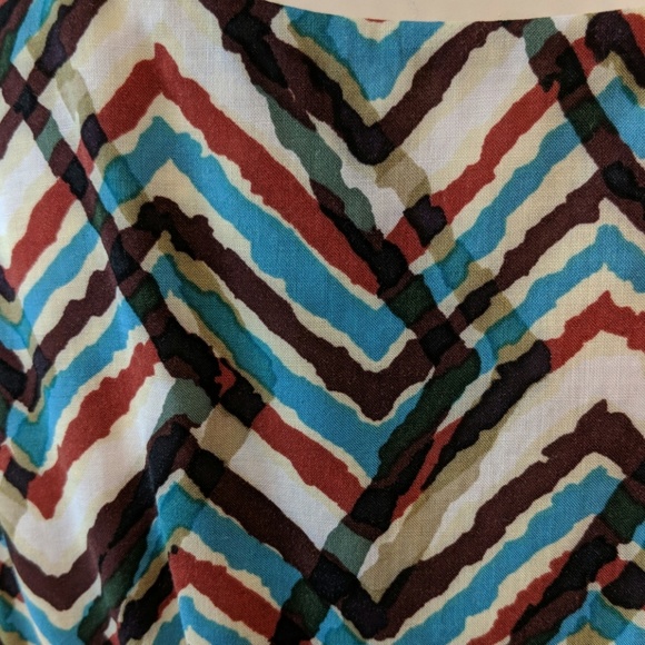 Calvin Klein summer dress belted multicolored size 8 - Picture 5 of 7